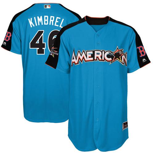 Red Sox #46 Craig Kimbrel Blue All-Star American League Stitched Youth MLB Jersey